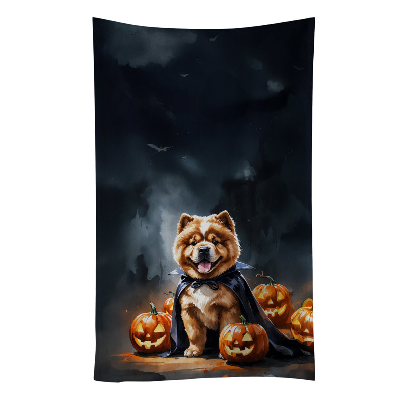 Torchon Chow Chow Puppy Halloween, Chow-chow