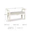Banc rembourré Heraldas