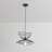 1 Light Black Farmhouse Cage Pendant Light Vintage Modern Light DIY Shade