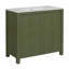Ensemble de meuble-lavabo 36 po avec lavabo en céramique, ensemble de rangement pour salle de bain, vert olive