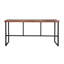 Console en bois massif 70 "Esterly Rose-1661323764