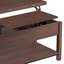 Table basse convertible 4 en 1 avec rangement FABATO, espresso