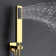 Balsamo Gold In Wall Thermostatic Shower Set with LED and Overhead Options