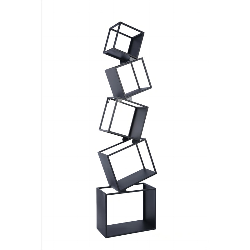 Geometric Bookcase, Black