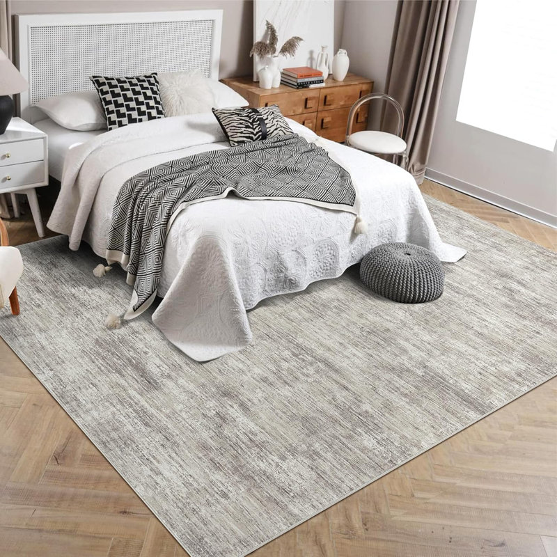 Tapis de couloir 2 x 6 x 2 po Tapis de couloir lavable Tapis de couloir contemporain, Rectangle 9 pi x 12 pi