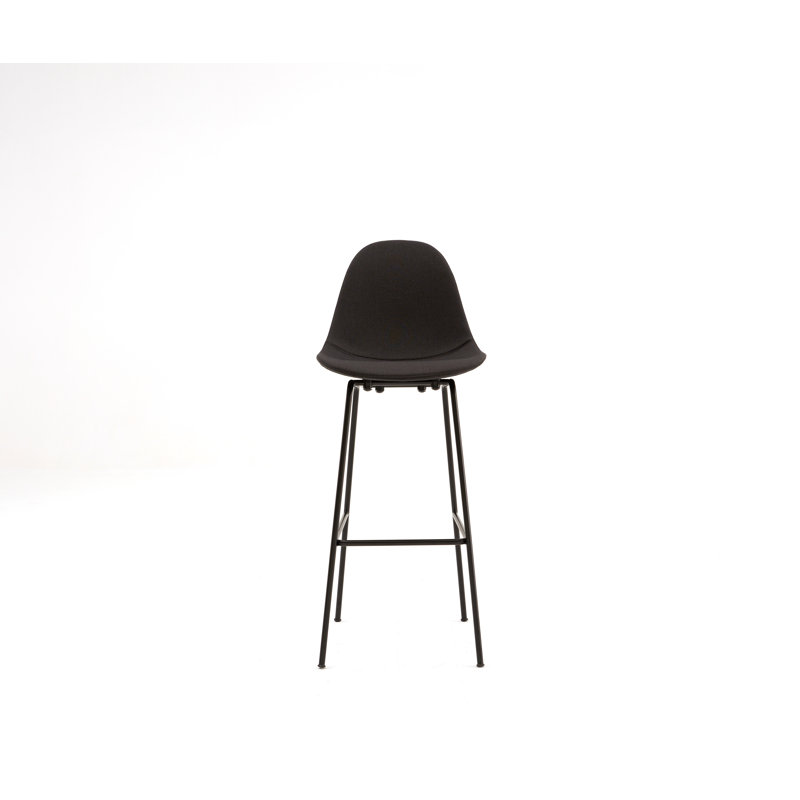 Tabouret de bar et de comptoir TA, Noir, Hauteur de bar (hauteur de siège 29,5 pi), Noir