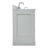 61'' Double Bathroom Vanity with Carrara Marble Top-93359415