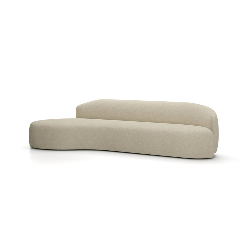 Taylor Sofa Half Back, Main Line Flax 20, Left