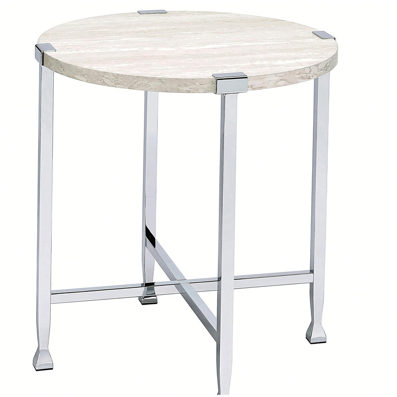 End Table With X Shape Base
