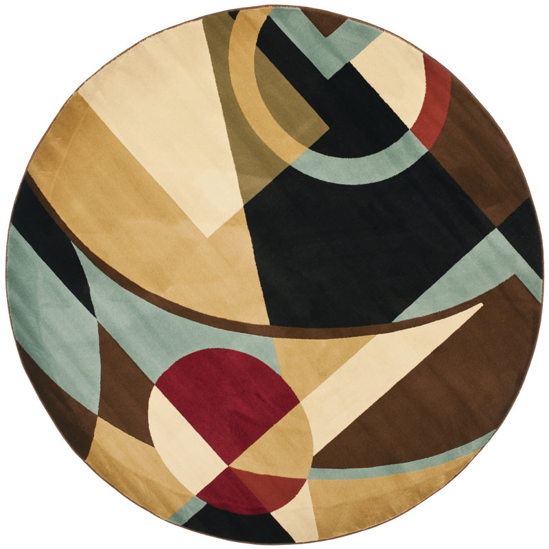 Bloem Porcello Performance Geometric Rug, Round 5'