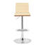 Tabouret de bar pivotant à hauteur réglable avec base stable et assemblage minimal