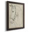 «Horse In Bridle S croquis II», toile encadrée de qualité supérieure - prête à être accrochée-974601953
