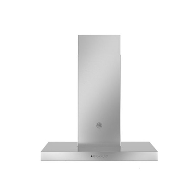 Bertazzoni T-Shape Wall-Mounted 600CFM Hood, Stainless Steel, 42.75" H x 29.94" W x 17.69" D