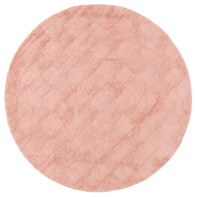 Deondrae Handtufted Recycled Cotton Machine Washable Solid Color Rug