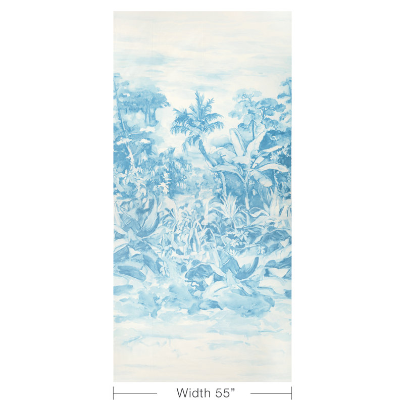 Majorelle Nouvelle Print 100% Cotton Fabric, Blue