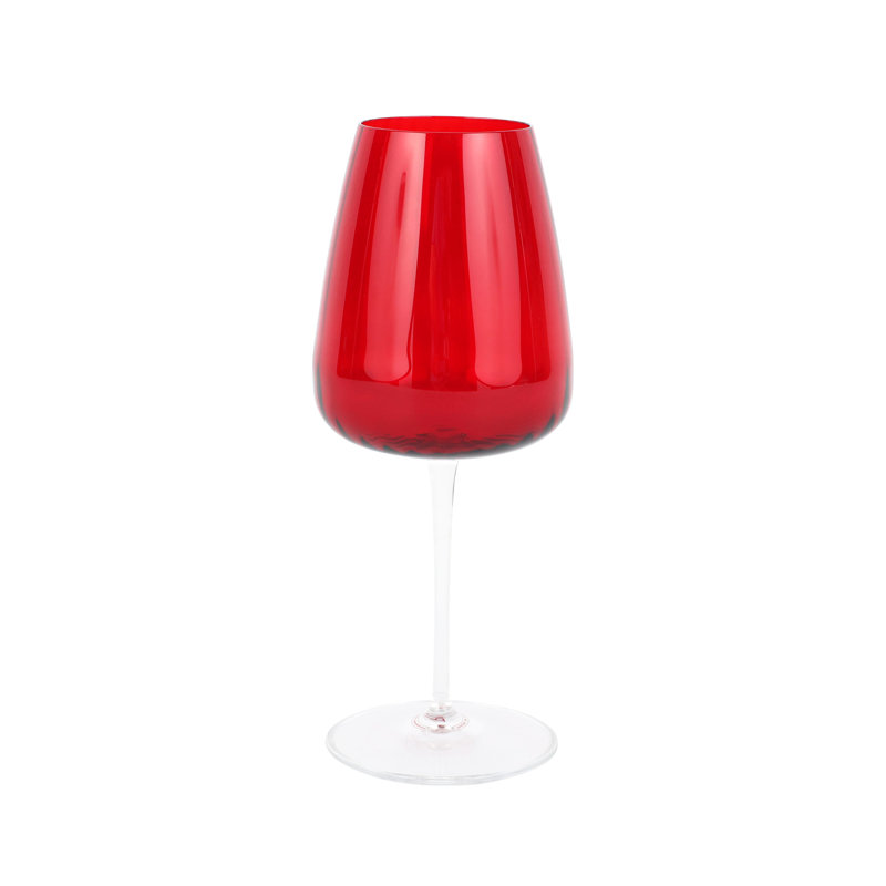 Francesca Wine Glass, Red