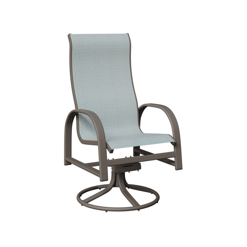 Chaise berçante berçante berçante Berlin, Interlock Calypso, Graphite