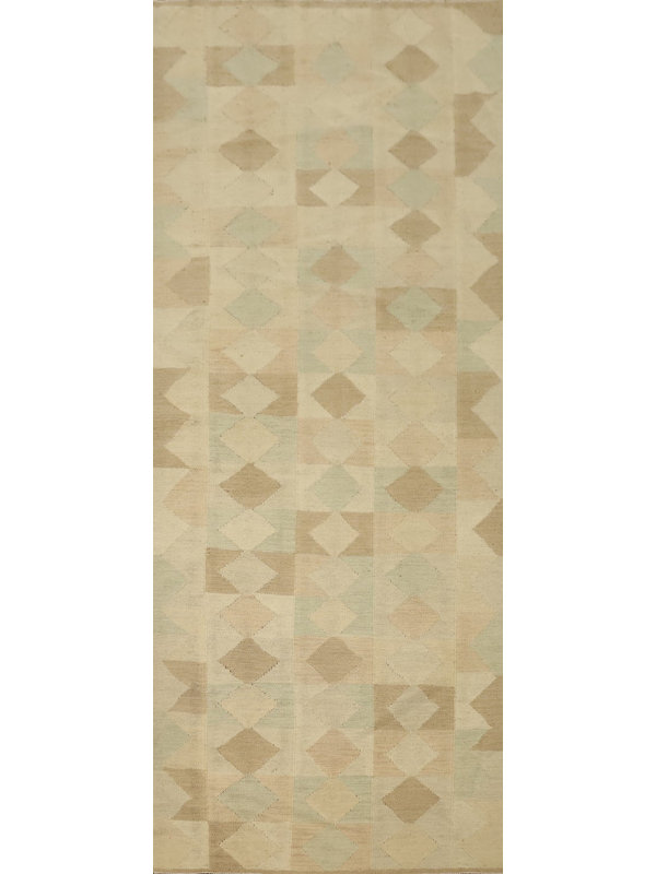Tapis de couloir géométrique 3 x 9
