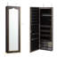 Door Hanging Mirror Jewelry Armoire With Full Length Mirror And 6 Drawers
