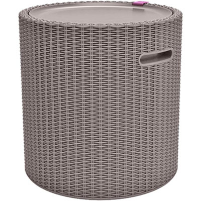 Cool Side Table Outdoor Patio Table And Ice Chest Storage  Ideal Hot Tub Table  Decor And Outdoor Patio Bar  Portable Bar