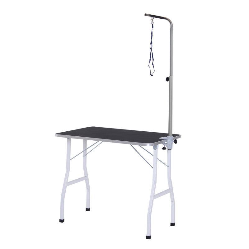 Jovani Dog Trimming Table with Holder and Rubberized Work Surface