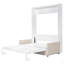 Grand lit escamotable mural avec coussin-669338233-669338232