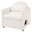 Fauteuil d'appoint pour animaux de compagnie avec coin pour animaux caché et pieds en bois d'acacia-929770373
