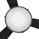 Burghard 50'' 3 Blade Ceiling Fan with LED Light Kit