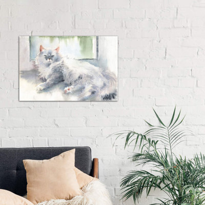 Liza The Cat - Wrapped Canvas Painting