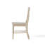 Ensemble de chaises de salle à manger en bois d'acacia, 2 pièces, blanc antique-1311483936
