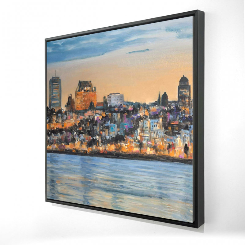 "Horizon de Québec" sur toile
