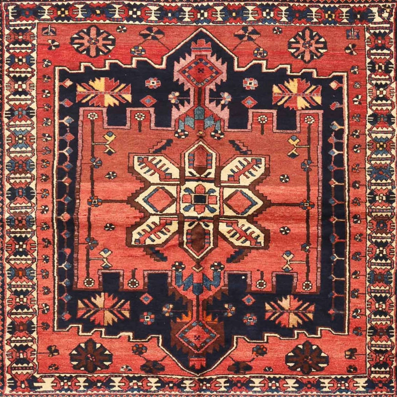 Izola Oriental Indoor Rug, Round 4'