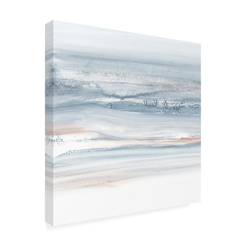 Art mural sur toile tendue - "Shimmering Southern Shores I" d'Ethan Harper pour décoration de salon, de chambre à coucher ou de bureau - 24 x 24