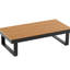 Mobilier de patio avec structure en fer et coussins résistants aux intempéries - Housses de coussin d'eau beige