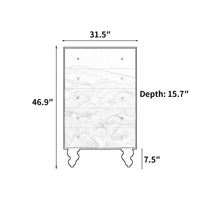Armoire décorative rétro