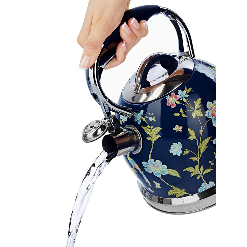VQ Laura Ashley, Stove Top Kettle, Navy