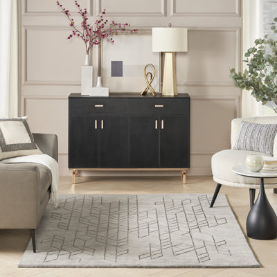 Mihira Geometric Wool Hand Woven Area Rug