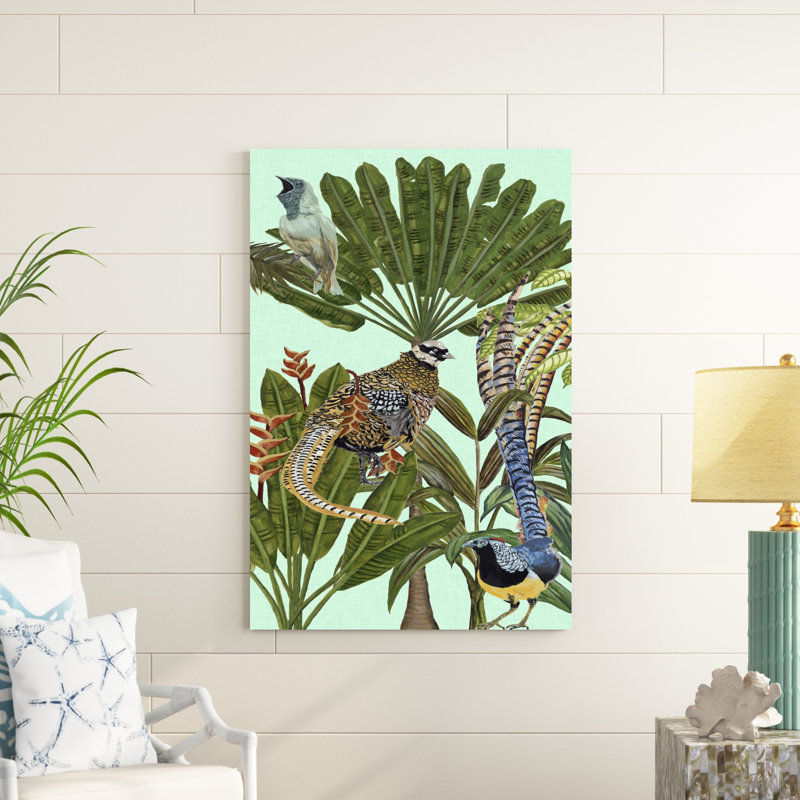 Birds Paradise III, H 48 po x l 32 po x P 1,25 po