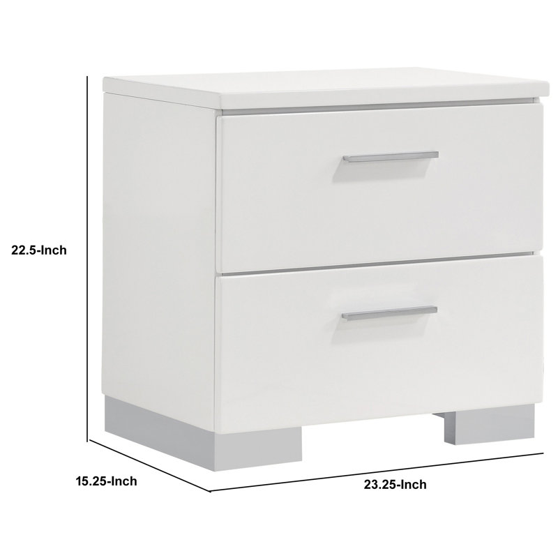 Ahmiah 23.25'' W Solid Wood Nightstand