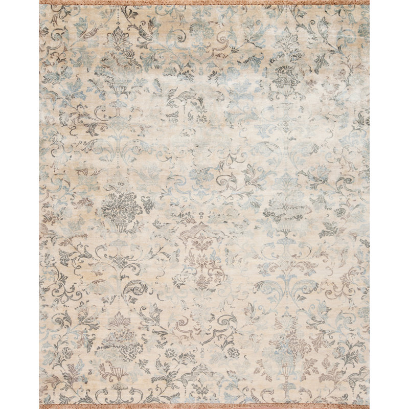 European One-of-a-Kind 8'1" X 9'11" Hand Knotted Area Rug