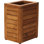 Corbeille pour déchets en teck Spa 6 gallons