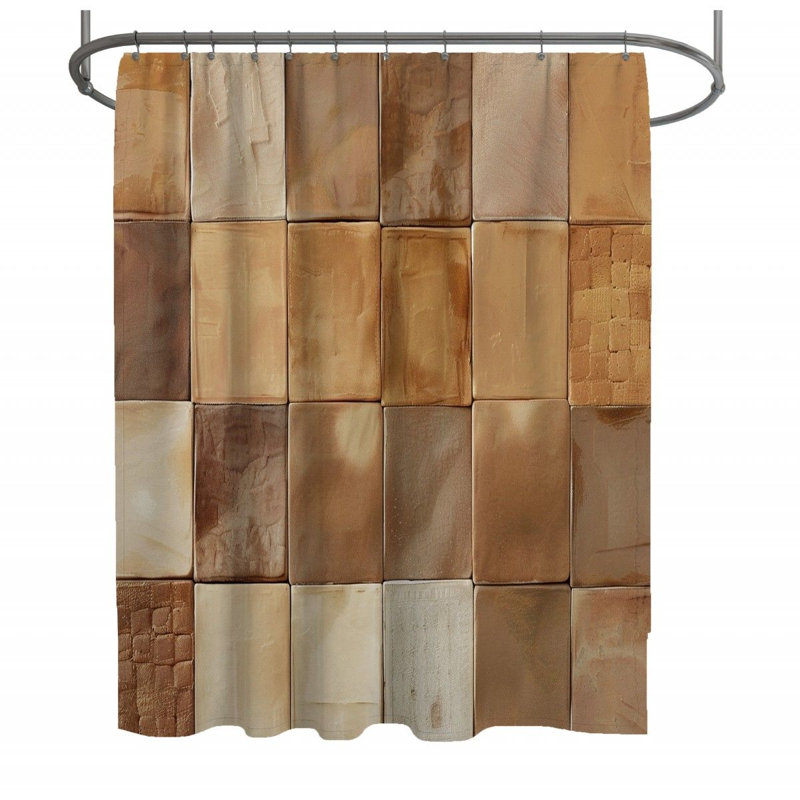 Josan Patchwork Shower Curtain, 83"H x 70"W