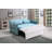 Modern Adjustable Pull - Out Sofa Bed with Two Side Pockets and Two Pillows, Ideal for Home Office and Guest Accommodation