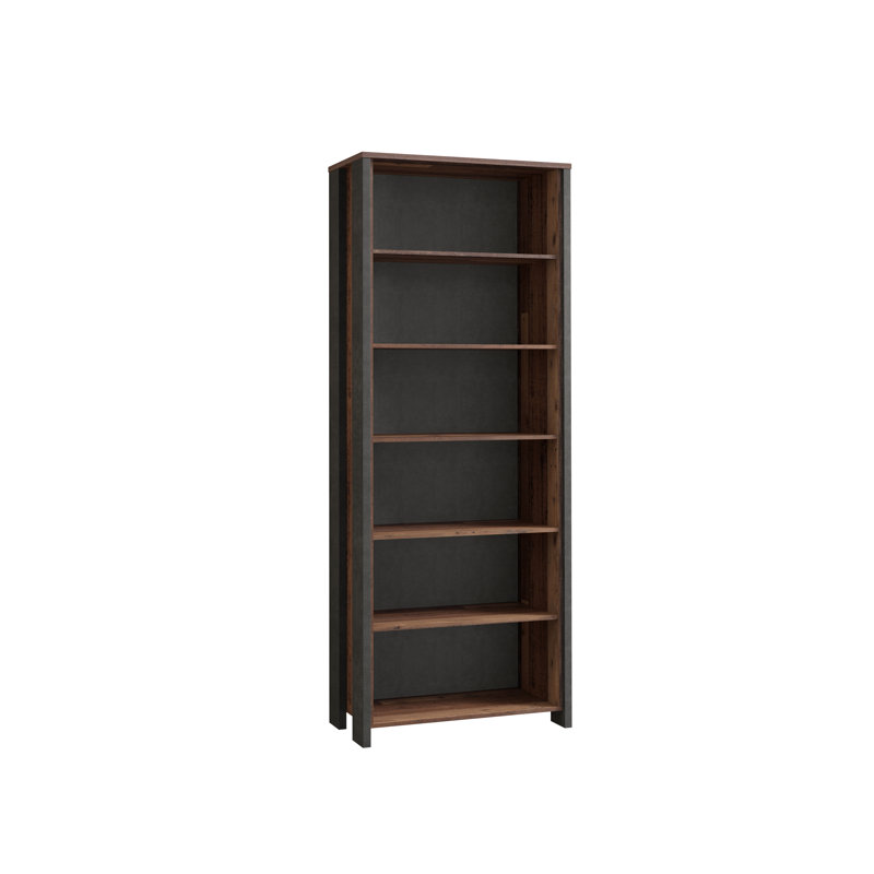 Lanham 220.7cm H Standard Bookcase, Basic, 220.7 cm H x 86.7 cm W x 41.6 cm D