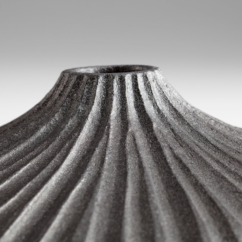 Allium Ceramic / Porcelain Table Vase, 3.5'' H x 10'' W x 10'' D