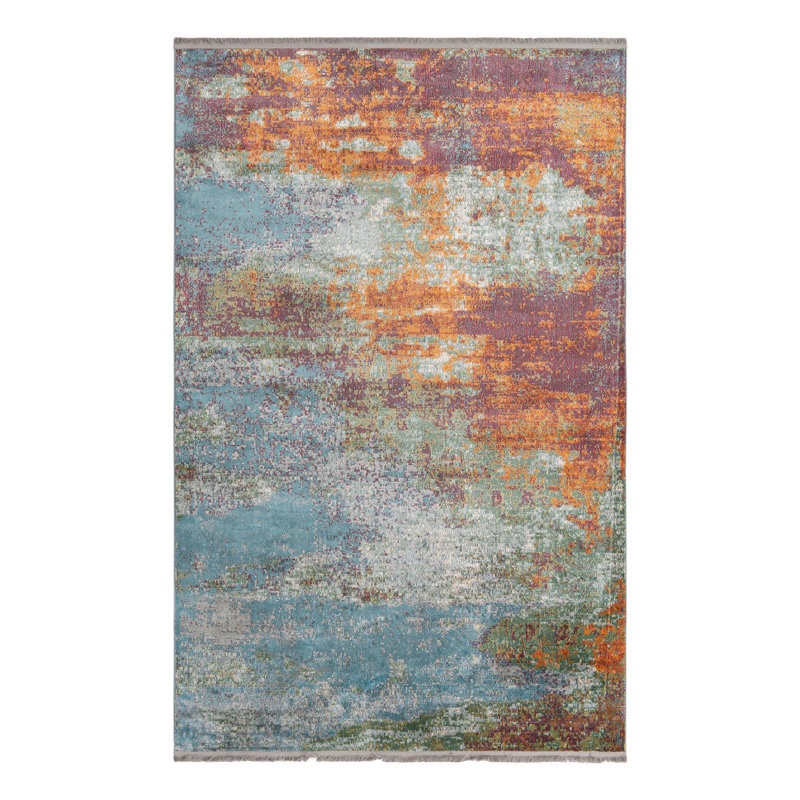 Haefner Abstract Indoor Rug, Rectangle 6' x 9'