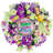 Handcrafted Faux Hydrangea 18'' Wreath