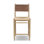 Brielle Upholstered Stool with Solid Wood Frame