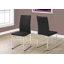 Chaise de salle à manger rembourrée d'aspect similicuir parfaite pour la cuisine ou comme chaise d'appoint Jenei-67753651-67753655