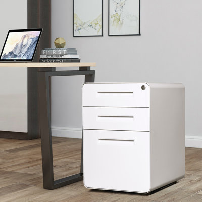 Caesar 15.75 " Wide 3 Steel Vertical Filing Cabinet